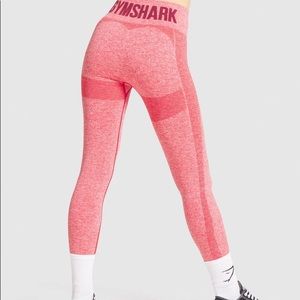 Red/Pink Flex High Waist Leggings